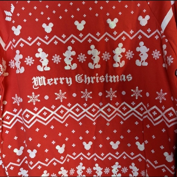 Disney Merry Christmas Micky Mouse Ugly Sweater Holidays - Picture 5 of 7